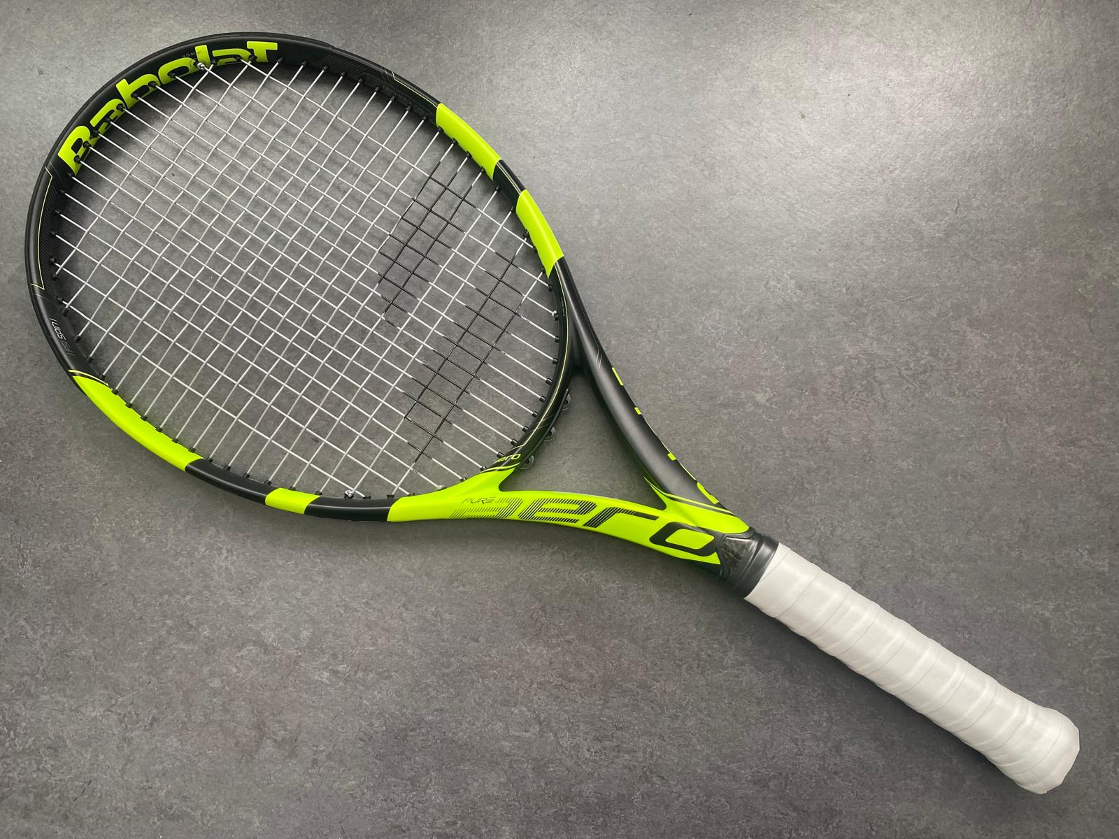 ち*わ様 プロストック - Babolat Aero Pro 2013 - グリ Babolat Pro Stock Aeropro Drive 2013 (16x19) – ProStockTennis