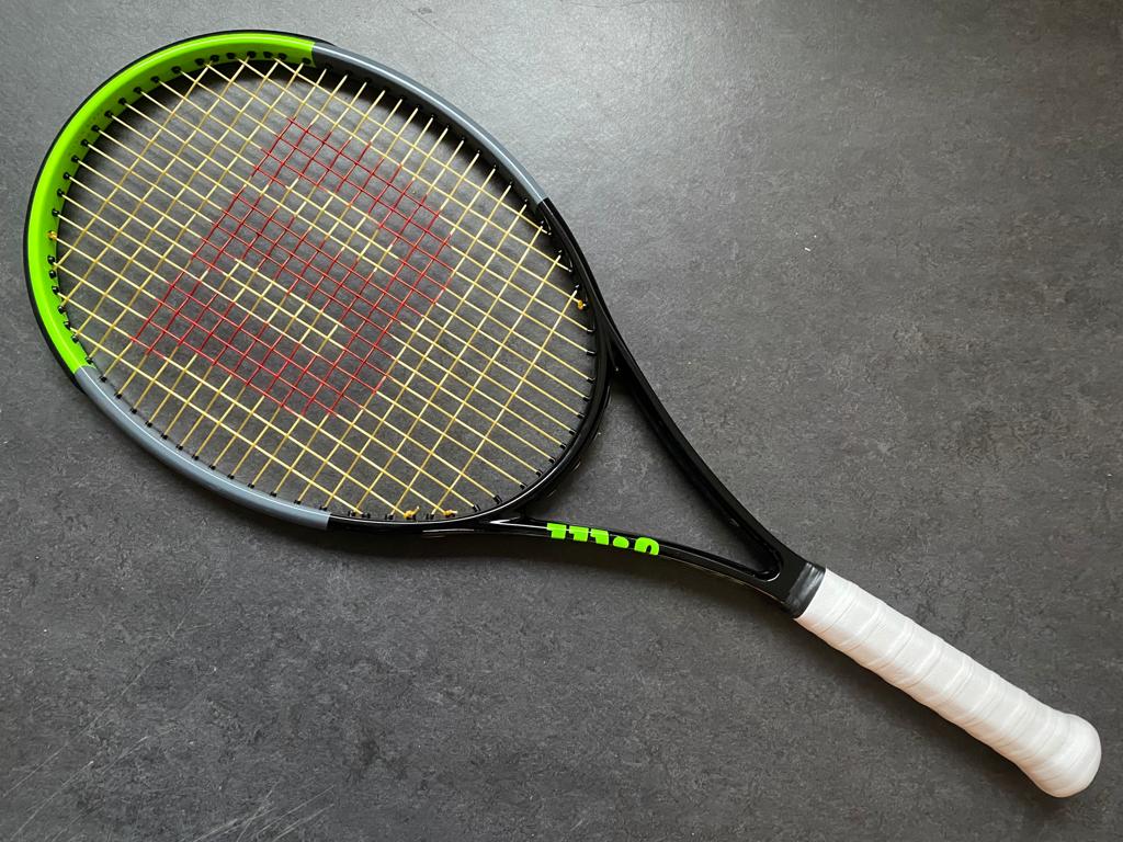 Wilson Prostock K-Blade 98 18 x 20 painted as a Glossy Blade V7.0 4 3/8(L3 Wilson Prostock K-Blade 98 18 x 20 painted as a Glossy Blade V7.0 4 3/8(L3