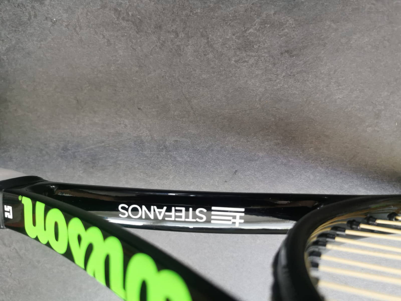 Stefanos Tsitsipas Personal Wilson Pro Stock Blade 98
