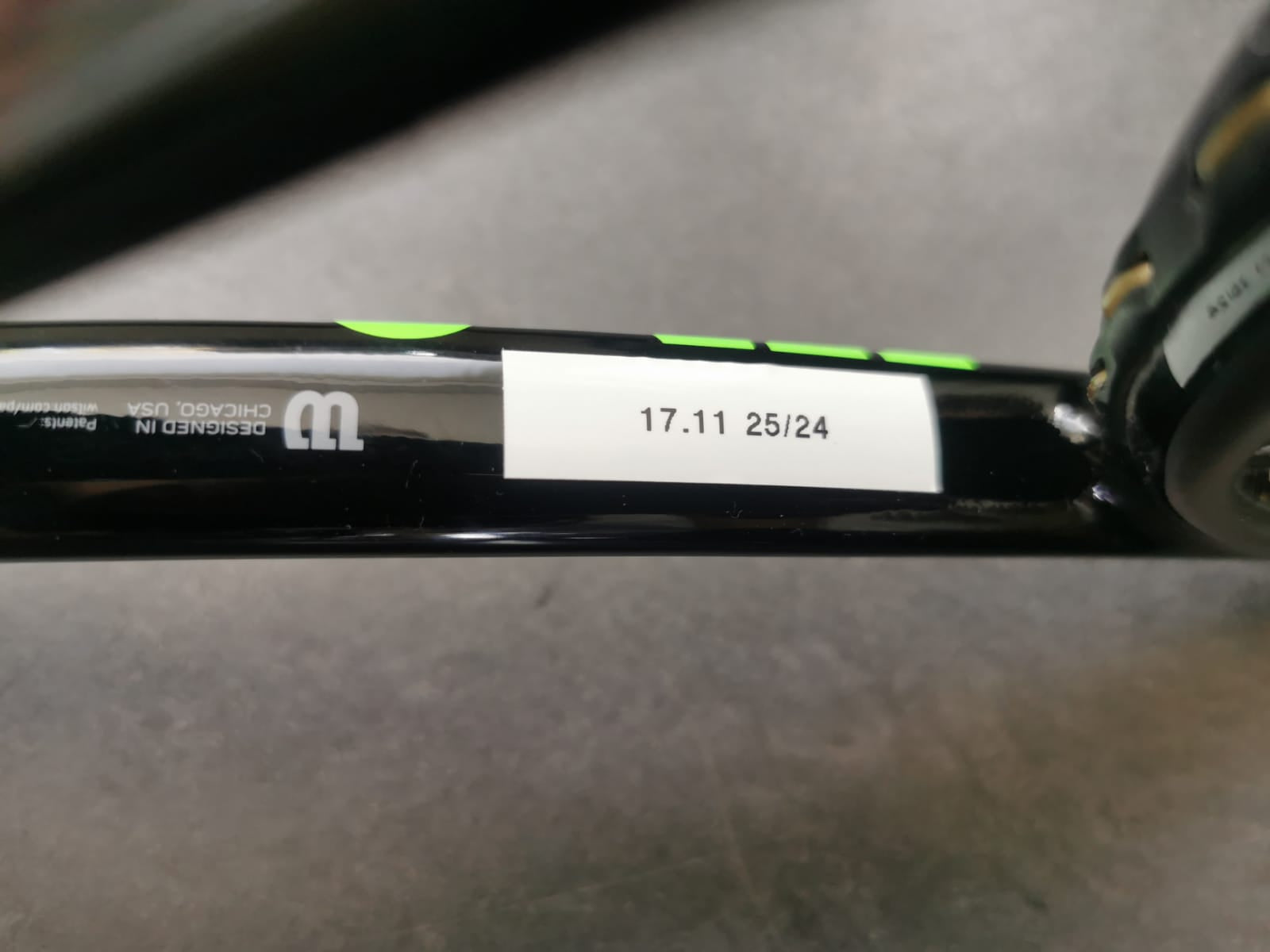 Stefanos Tsitsipas Personal Wilson Pro Stock Blade 98