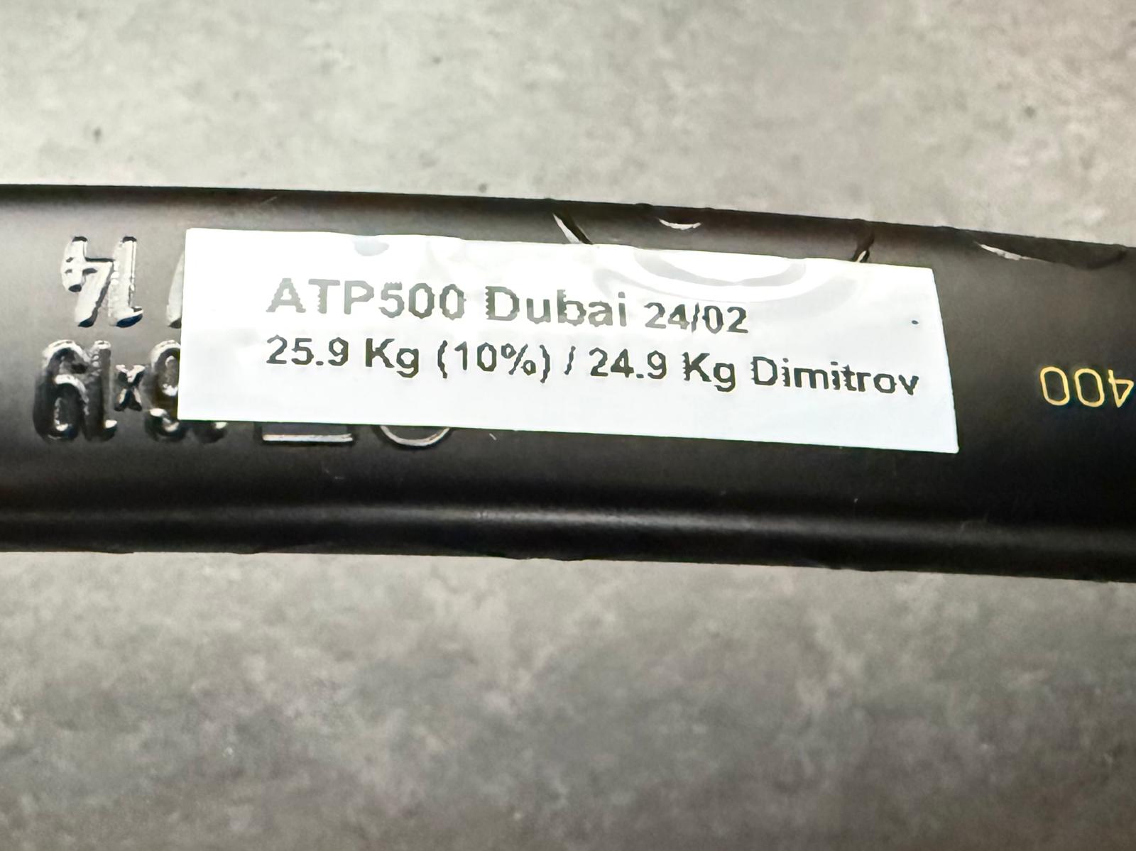 Dimitrov Personal Wilson Pro Staff 97 V14 Noir Limited Paint (18X18)