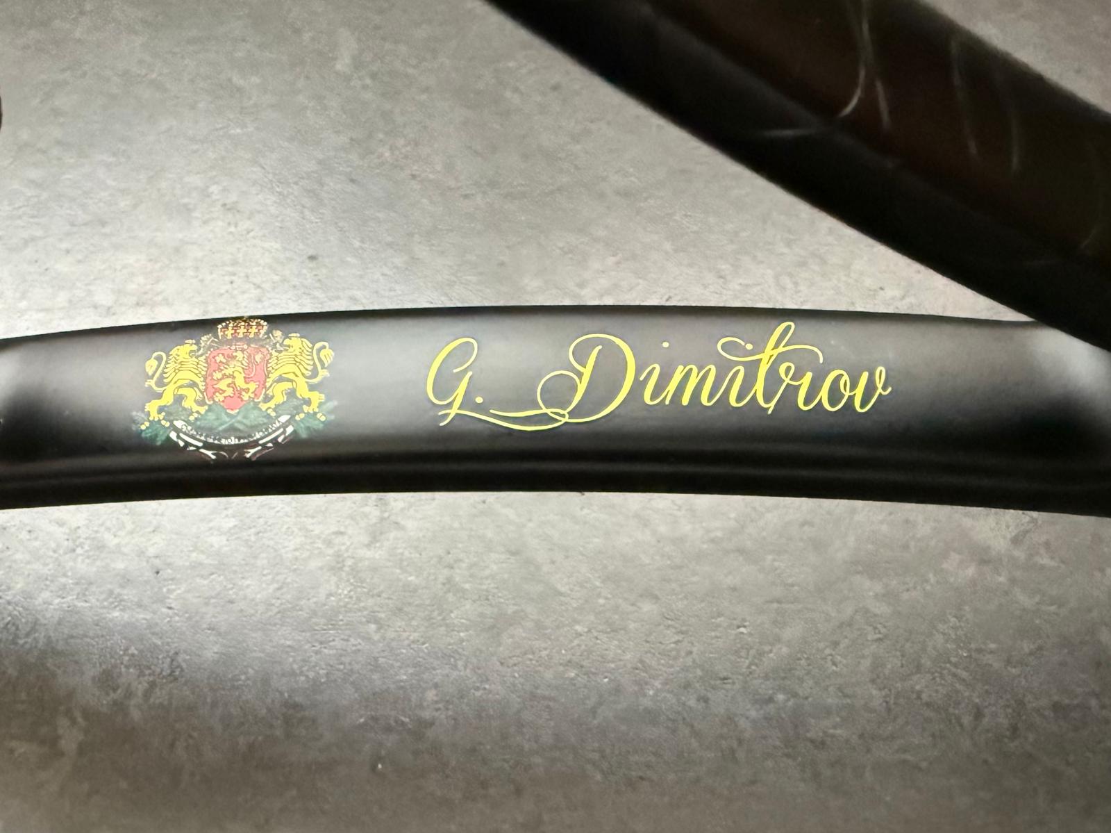 Dimitrov Personal Wilson Pro Staff 97 V14 Noir Limited Paint (18X18)