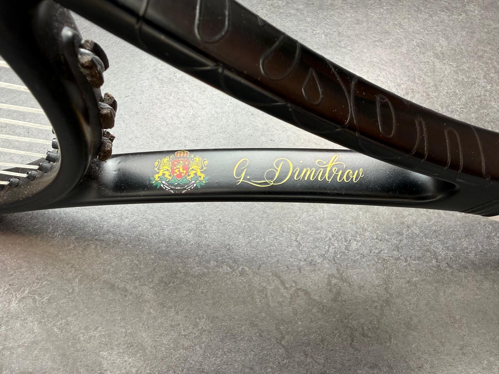 Dimitrov Personal Wilson Pro Staff 97 V14 Noir Limited Paint (18X18)