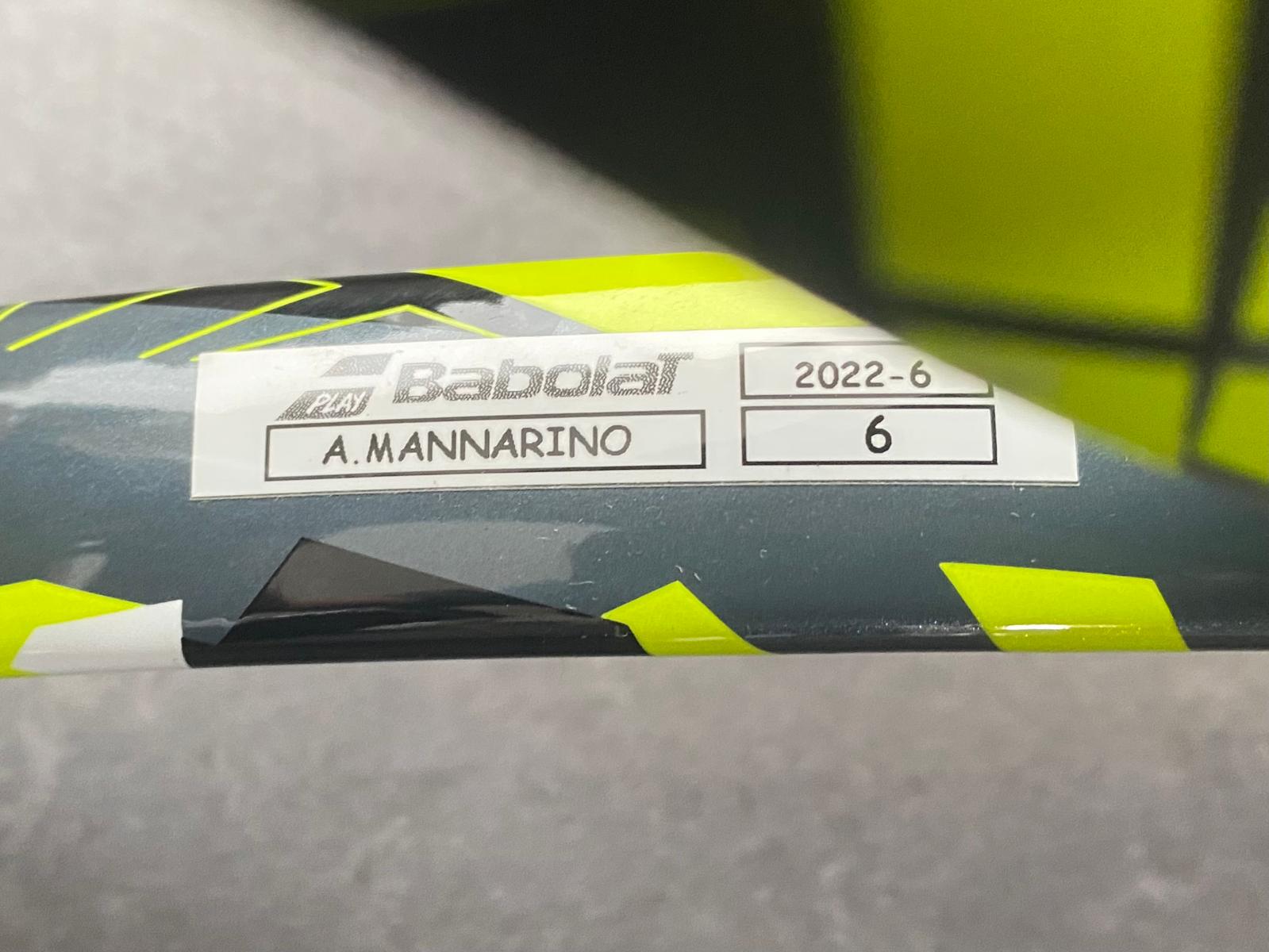 Adrian Mannarino Personal Babolat Aeropro Drive