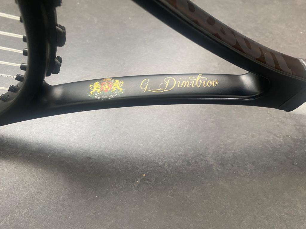 Grigor Dimitrov Personal Wilson Pro Staff 97 V13 Paint