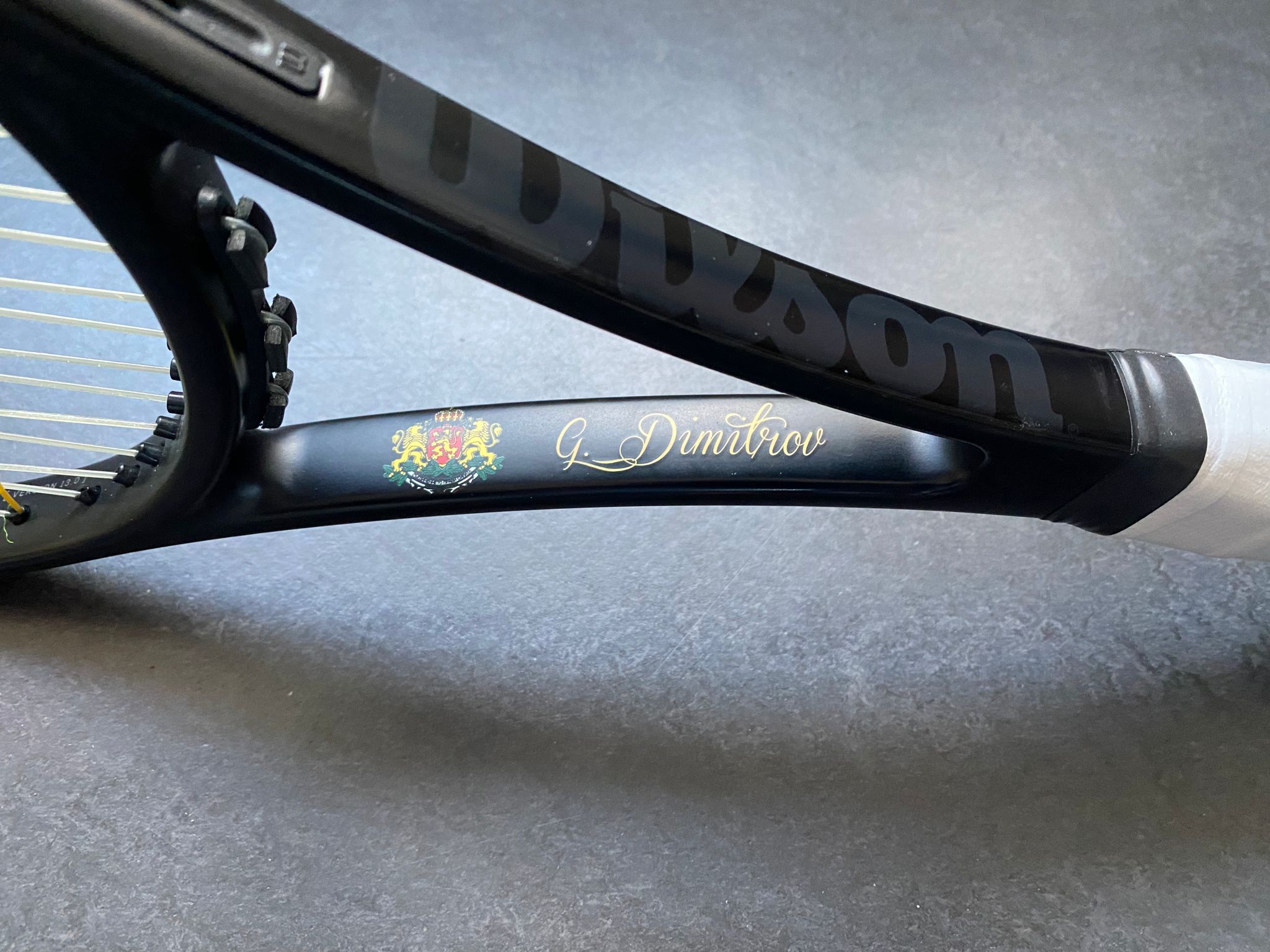 Grigor Dimitrov Personal Wilson Pro Staff 97 V13 Paint