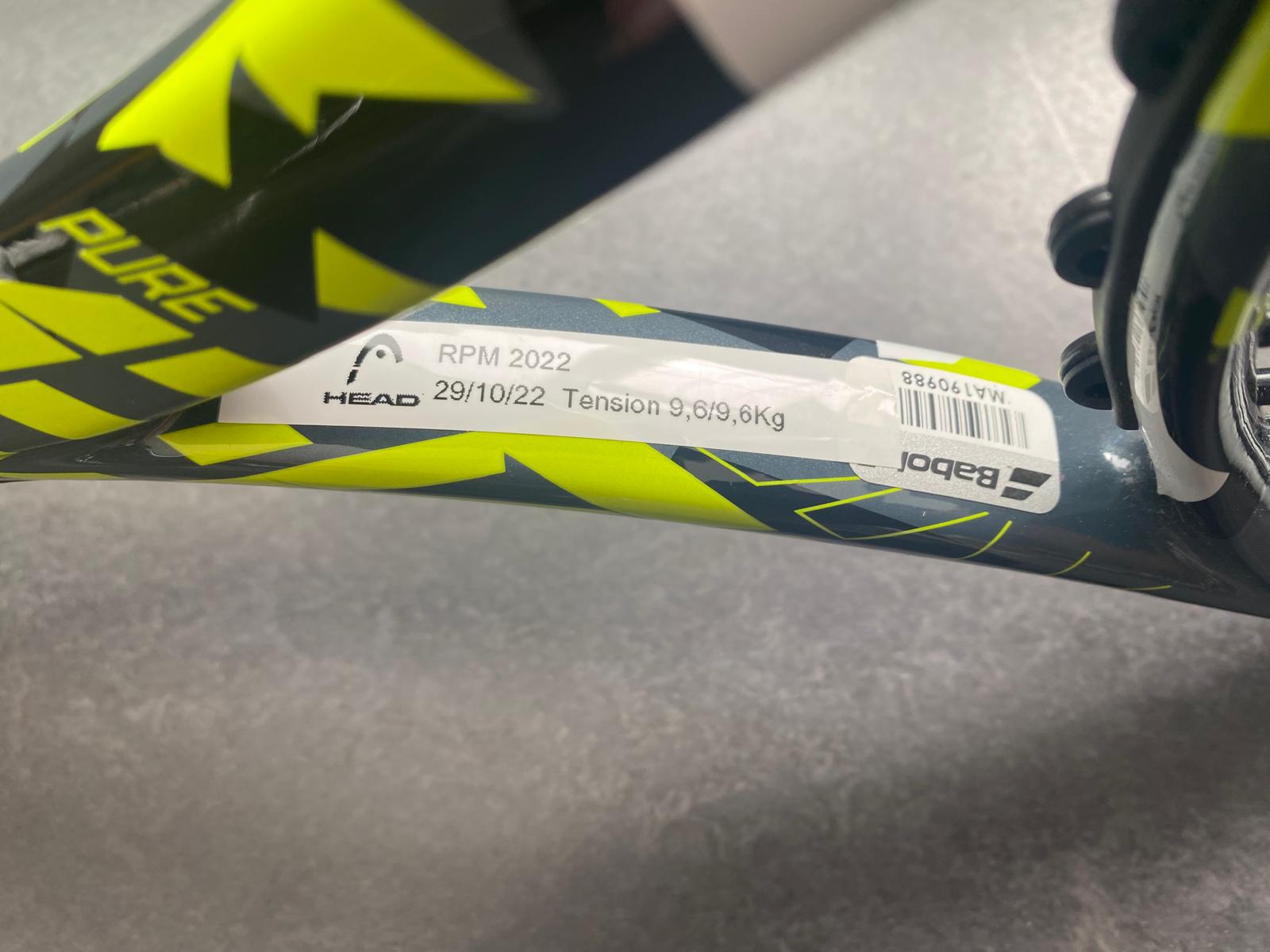 Adrian Mannarino Personal Babolat Aeropro Drive