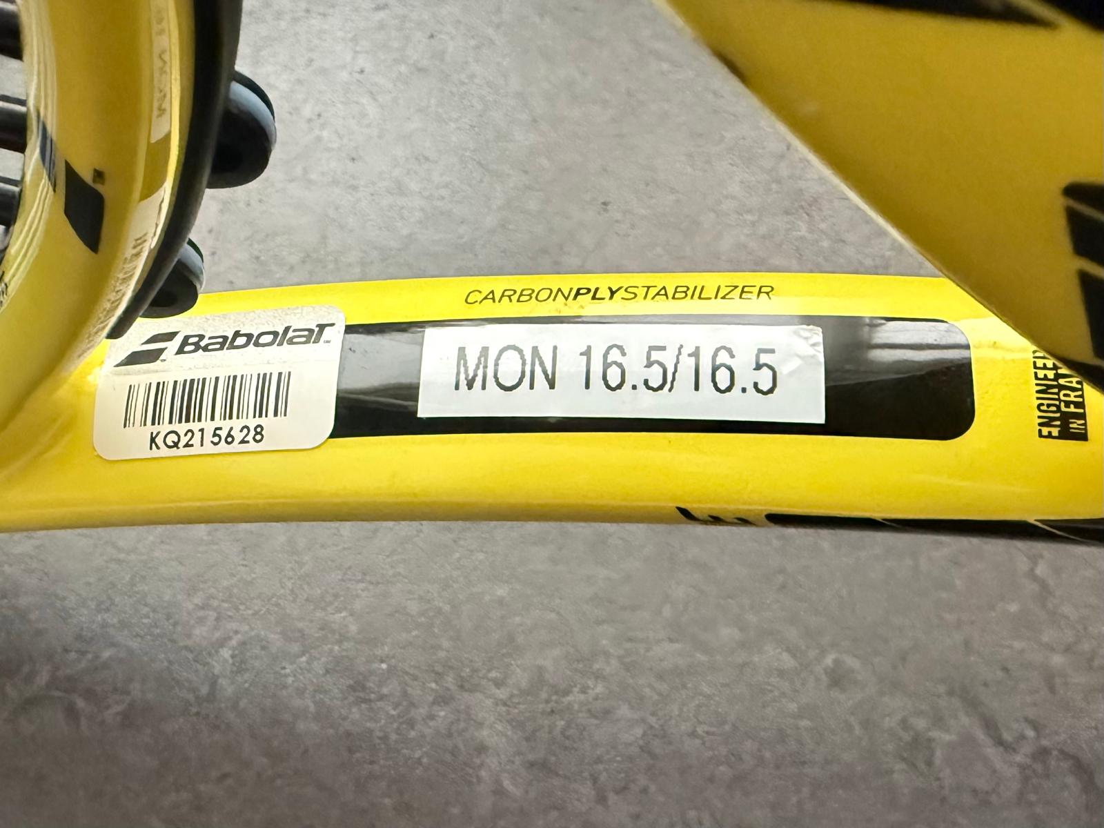 Adrian Mannarino Personal Babolat Aeropro Drive (16X19)