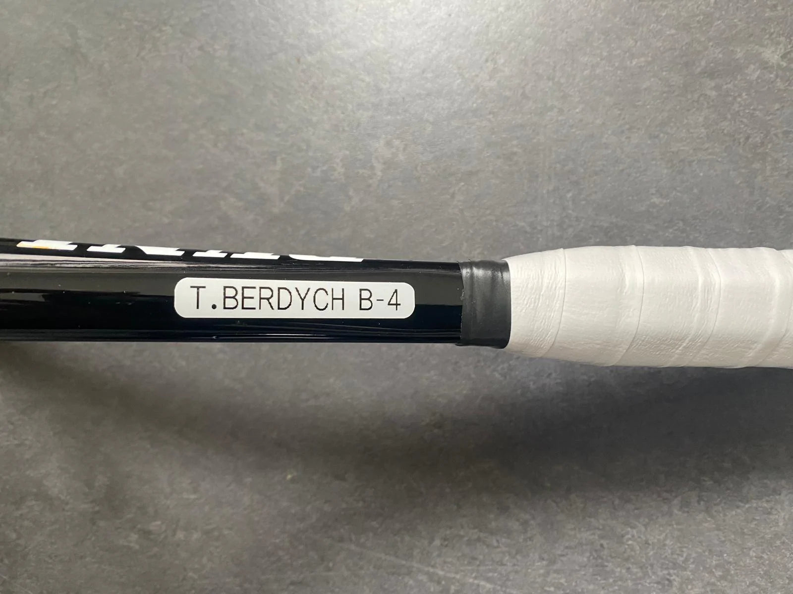 Tomas Berdych Personal Blacked Out Dunlop