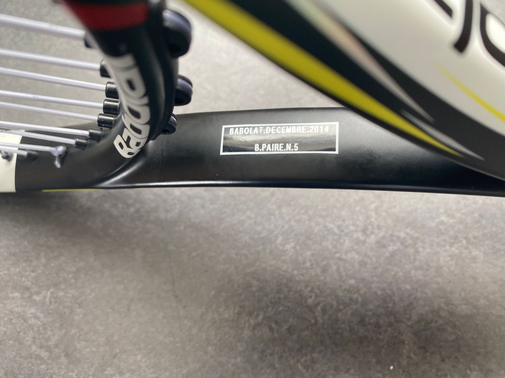 Benoit Paire Personal Babolat Aeropro Drive