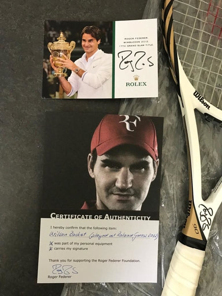 Roger Federer Personal Wilson ProStaff Six.One 90