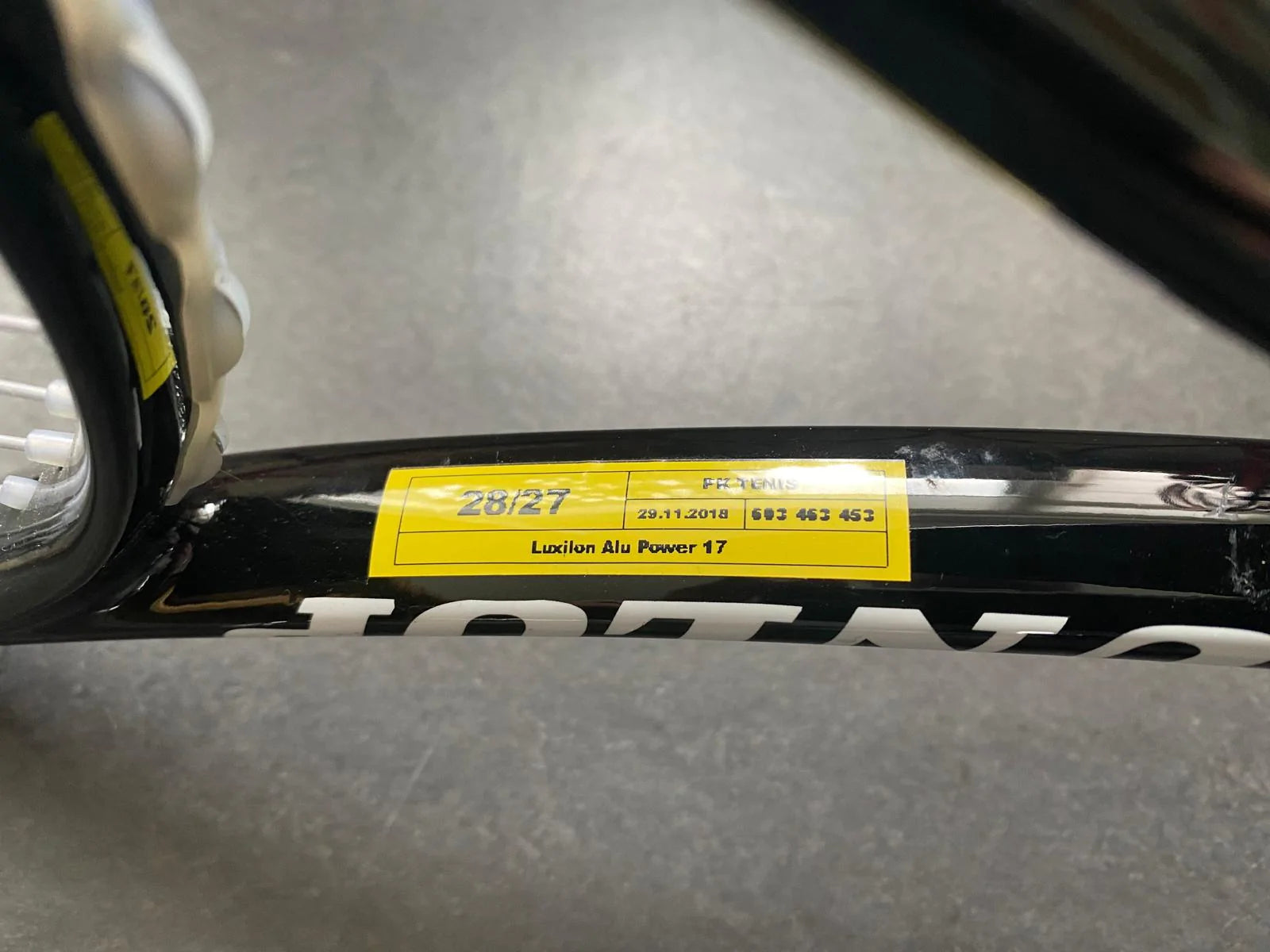 Tomas Berdych Personal Blacked Out Dunlop