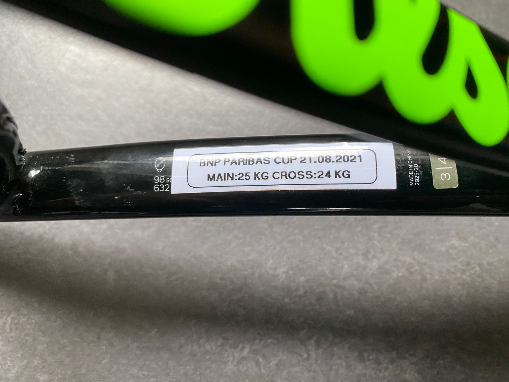Laslo Djere Personal Pro Stock Wilson Blade 98