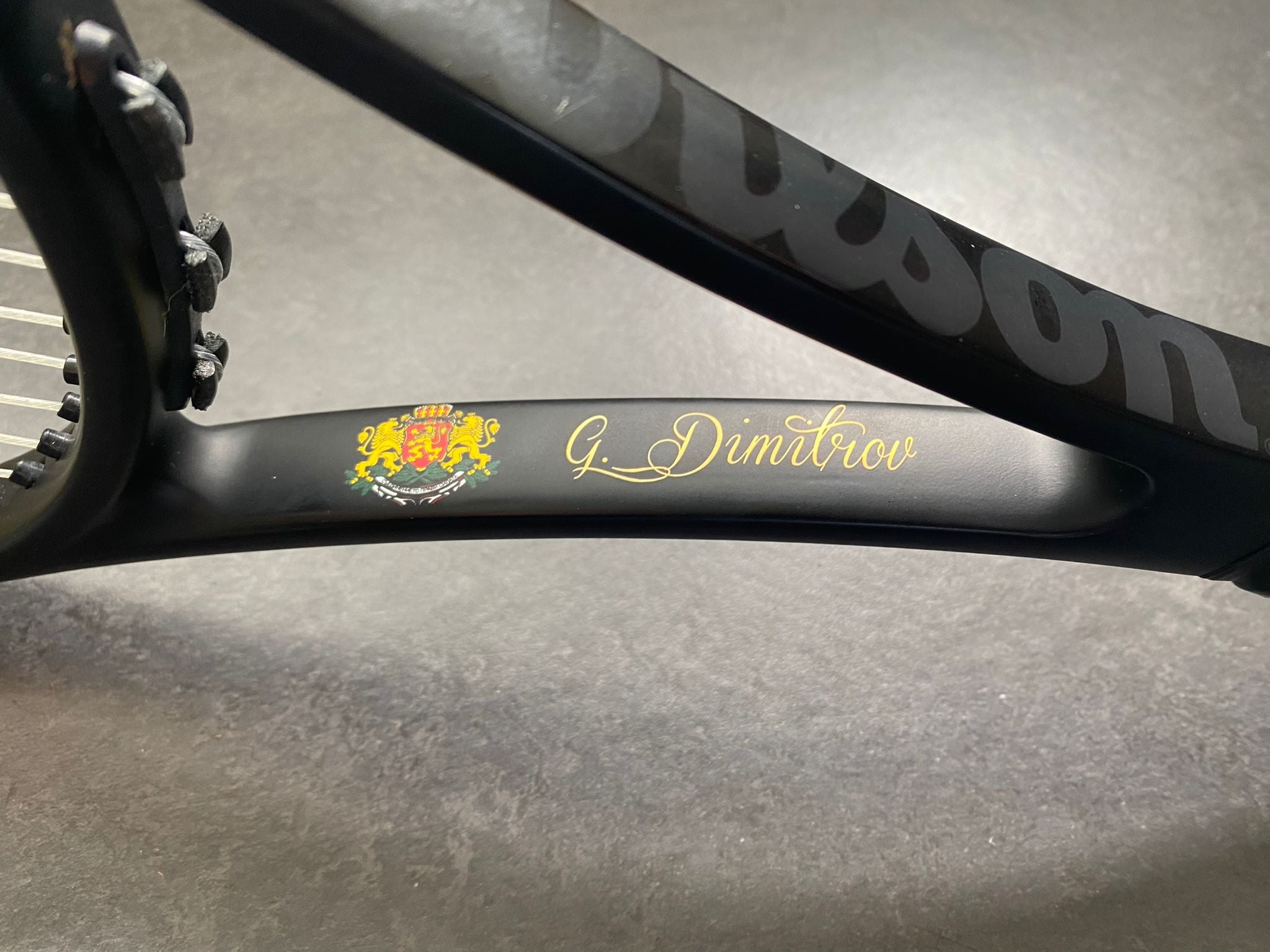 Grigor Dimitrov Personal Wilson Pro Staff 97 V13 Paint