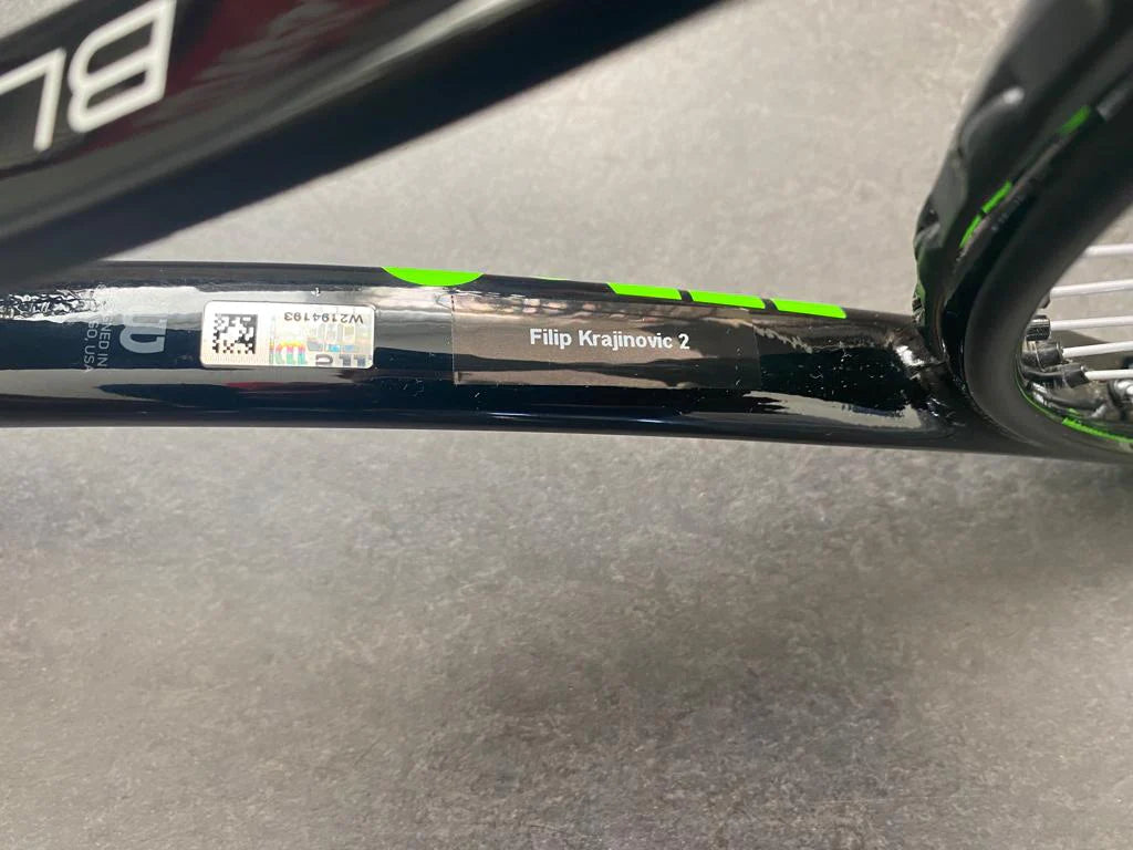 Filip Krajinovic Personal Pro Stock Wilson Blade 98 – Pro Stock Tennis