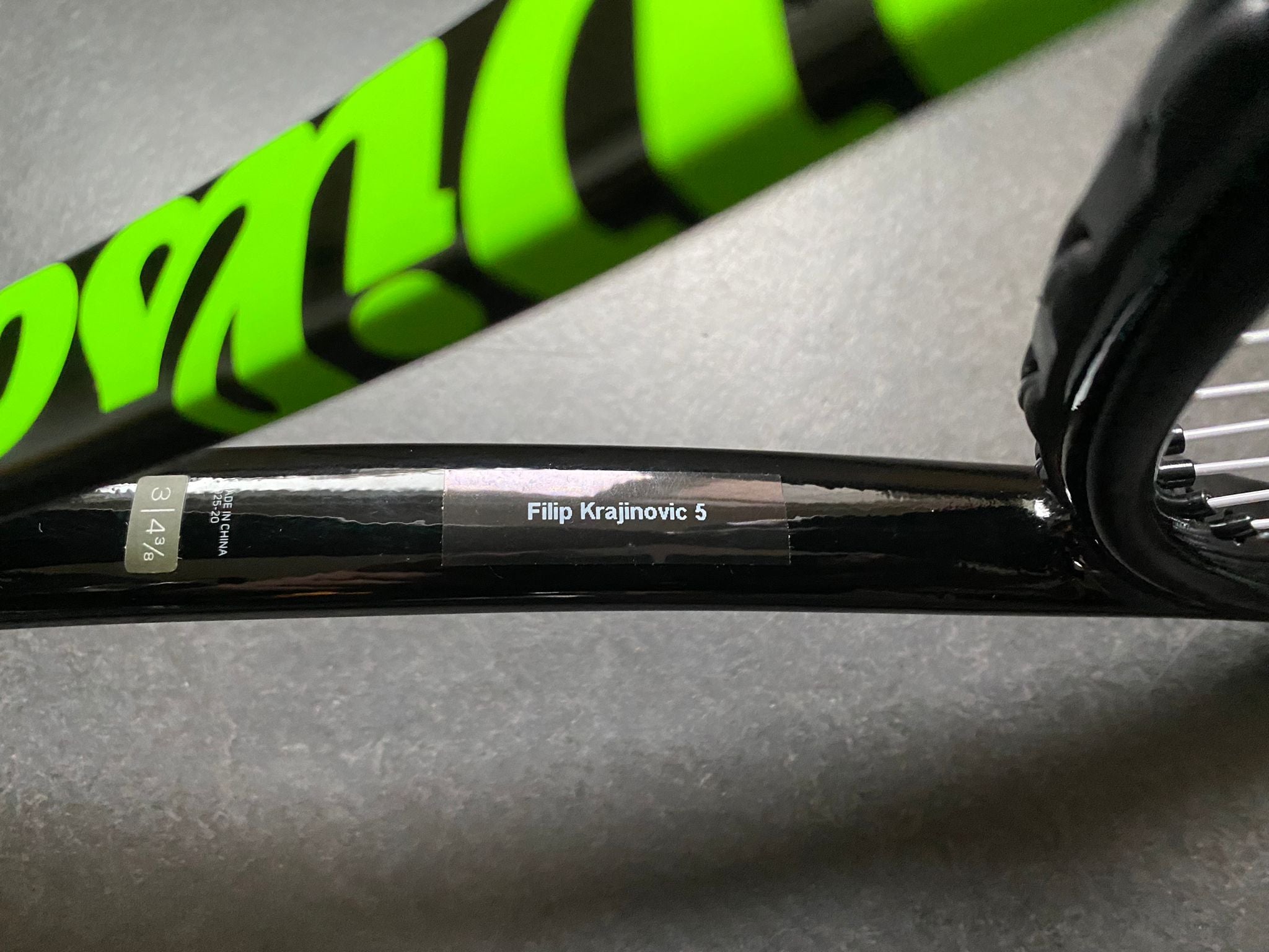 Filip Krajinovic Personal Pro Stock Wilson Blade 98
