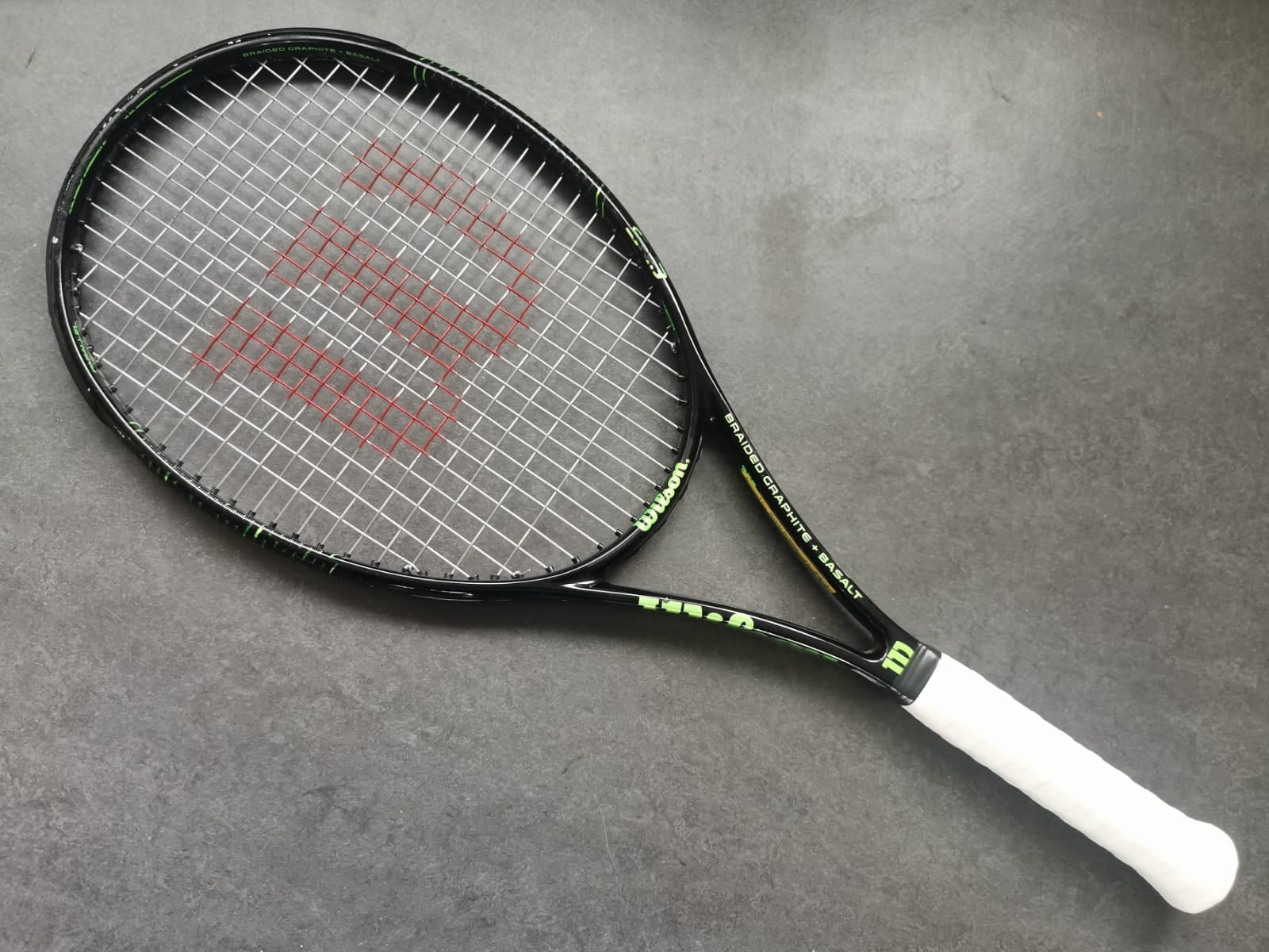 Wilson Pro Stock Blade 98 Black/Green (18x20)