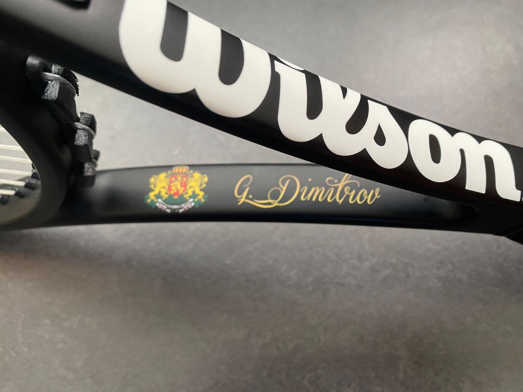 Grigor Dimitrov Personal Wilson Pro Staff 97 v12.0 Tuxedo Paint
