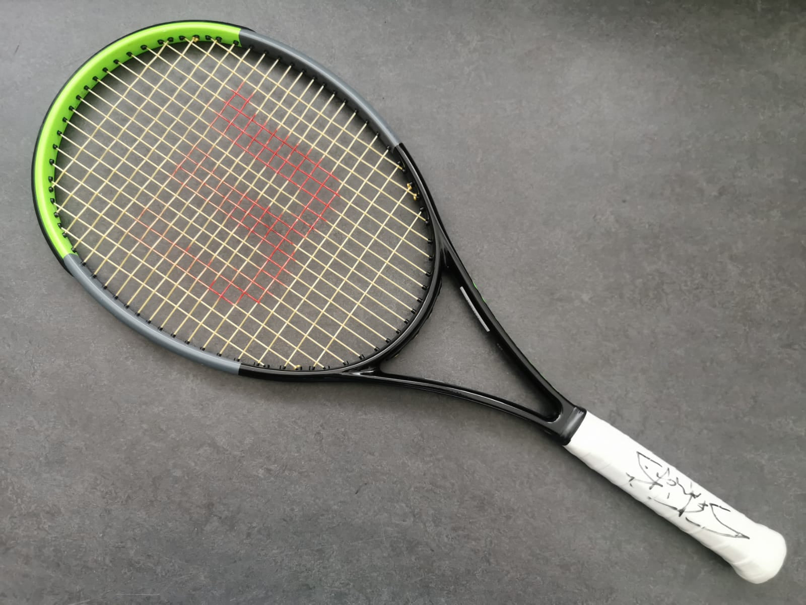 Stefanos Tsitsipas Personal Wilson Pro Stock Blade 98
